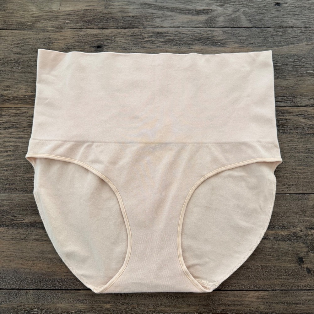 Spanx Everyday Shaping Panties High Waisted Briefs Nude XL 10154R